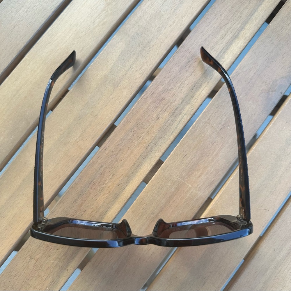 Tahari Square Frame Brown Tortoise Shell Oversize… - image 3